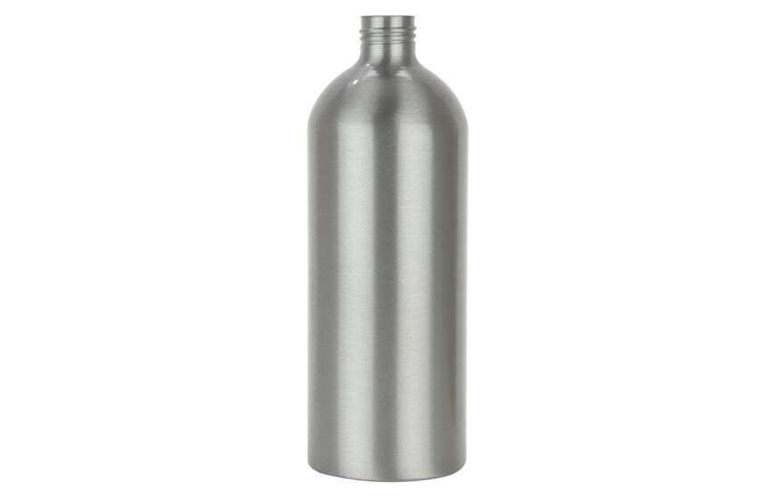 16 oz Silver Aluminum Bottles (24-410) | Kaufman Container