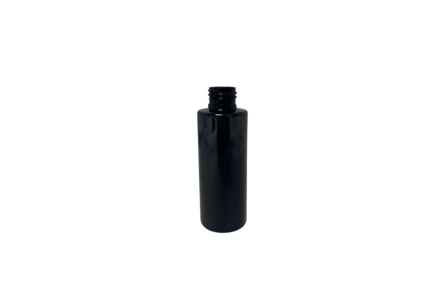 4_oz_Black_PET_Plastic_Cylinder_Bottles