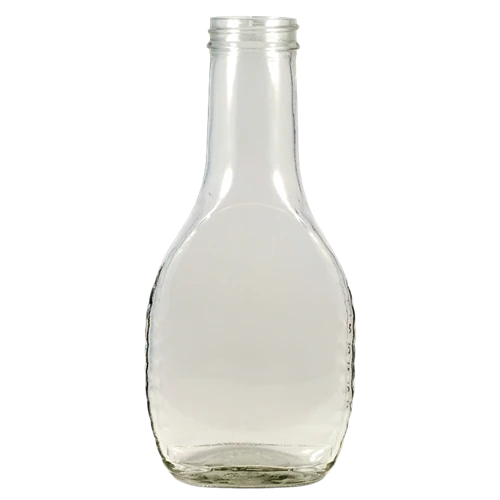 8 oz. Flint Glass Salad Dressing Bottle w/ 38-405 Finish