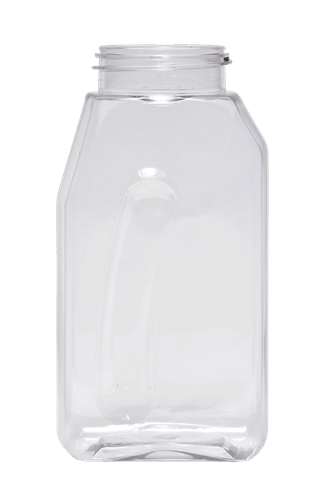 Zoro Select 16 oz Clear PET Plastic Spice Jar- 63-485 Neck Finish 028580