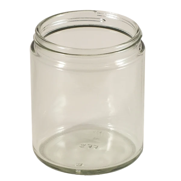 9 oz Straight Sided Jars, Glass Food Jars, Clear Glass Jars